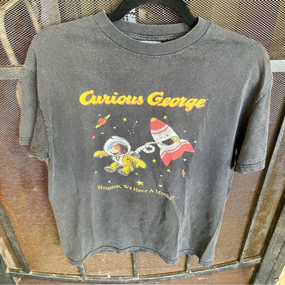 Vintage 90s Curious George t shirt